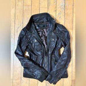 Vintage genuine leather jacket GUESS